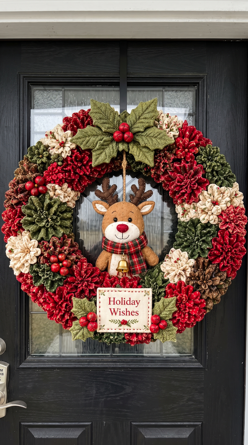 FROSTPEARL CHRISTMAS WREATH ART KIT