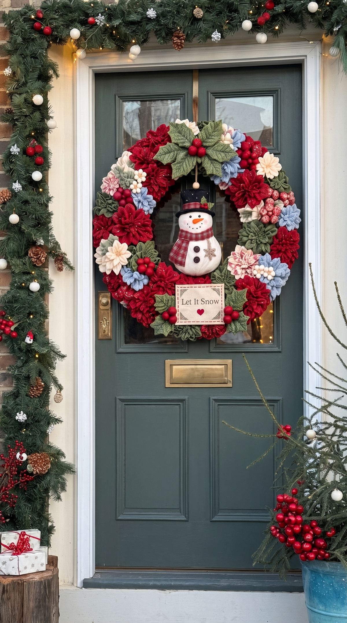 FROSTPEARL CHRISTMAS WREATH ART KIT