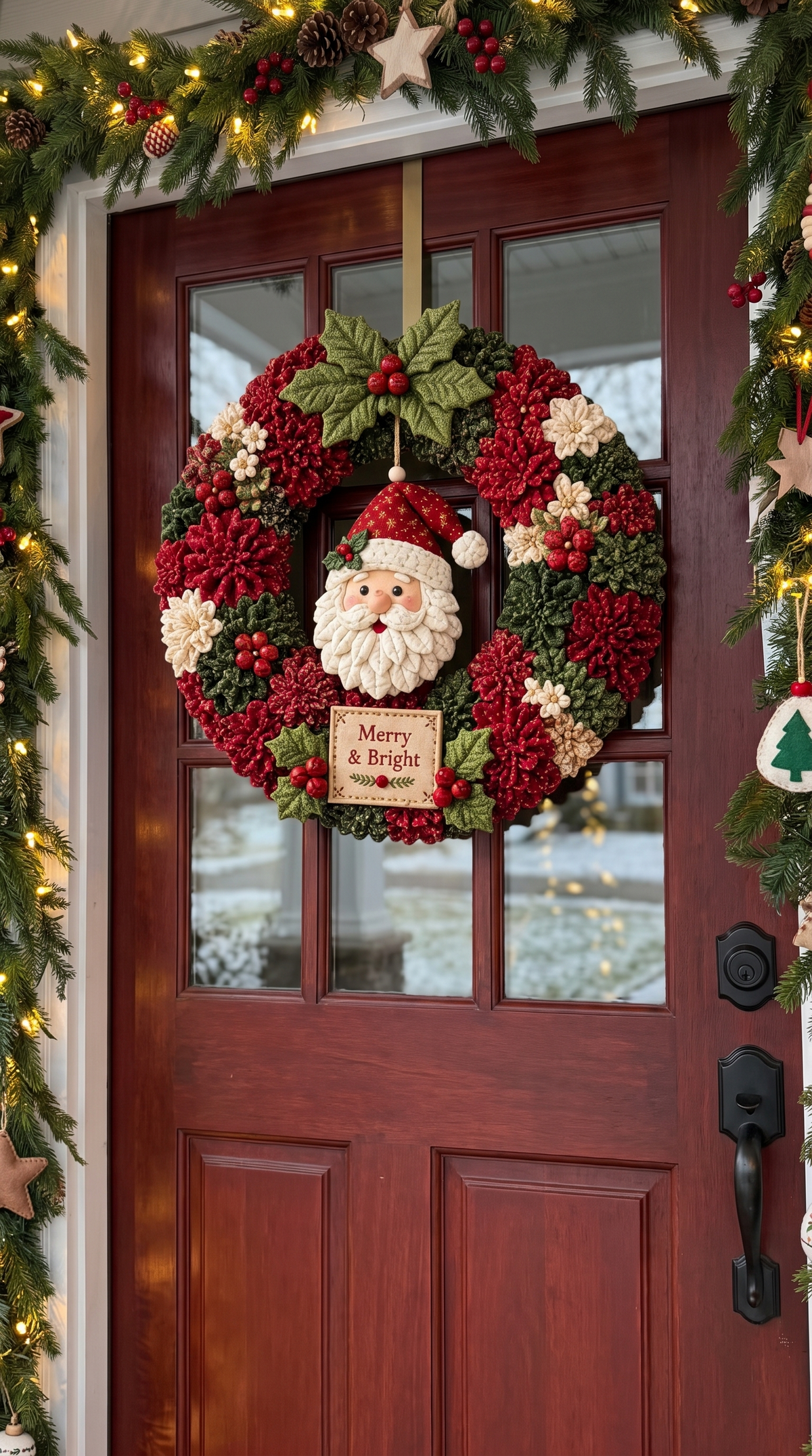 FROSTPEARL CHRISTMAS WREATH ART KIT